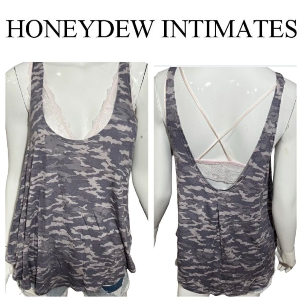 NWOT‎ Honeydew Intimates Camo Tank/Bralette Combo  - S